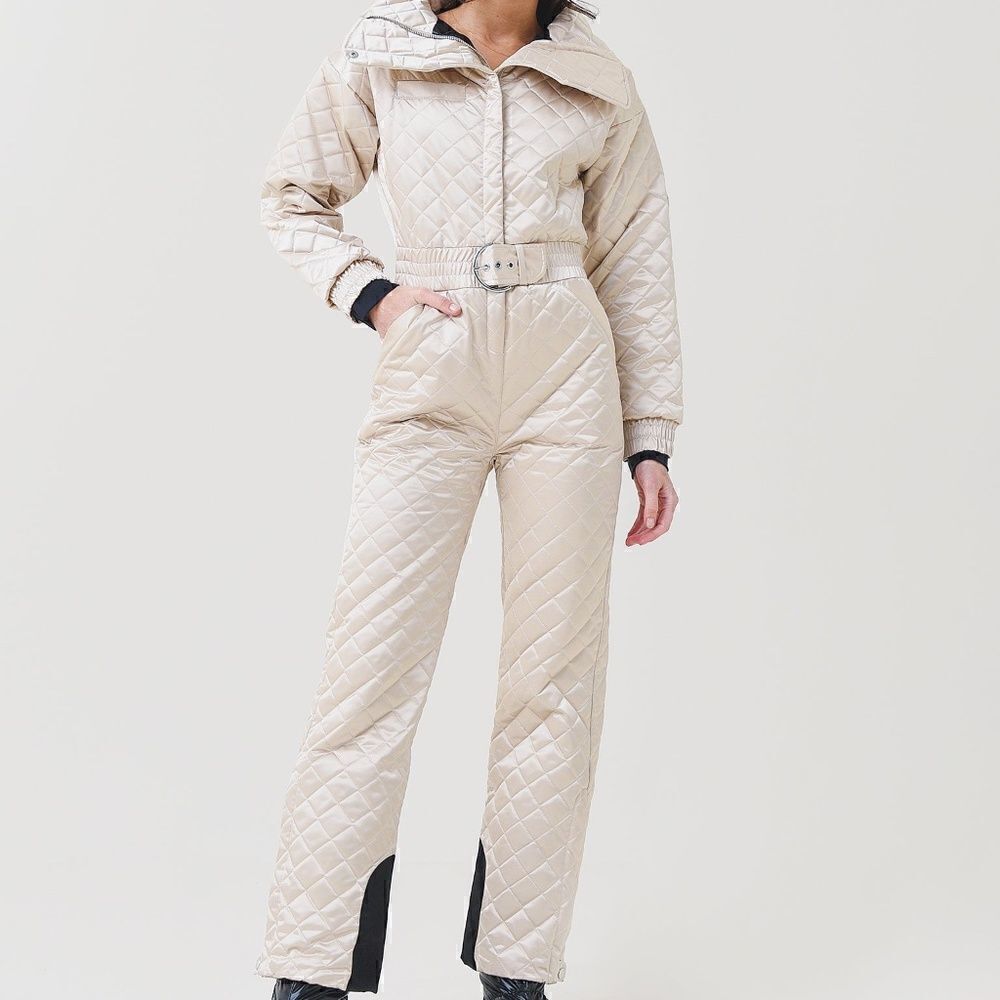 Cordova Women's Ski Suit The Courmayeur belted quilted ski suit Large